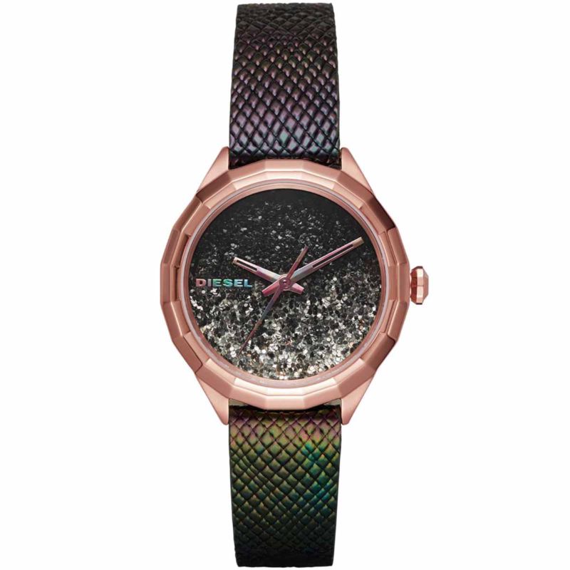 Montre DIESEL pour femme en AcierCuir Véritable, fonctionnalités : 5 ATM - taille : #null# - DZ5536