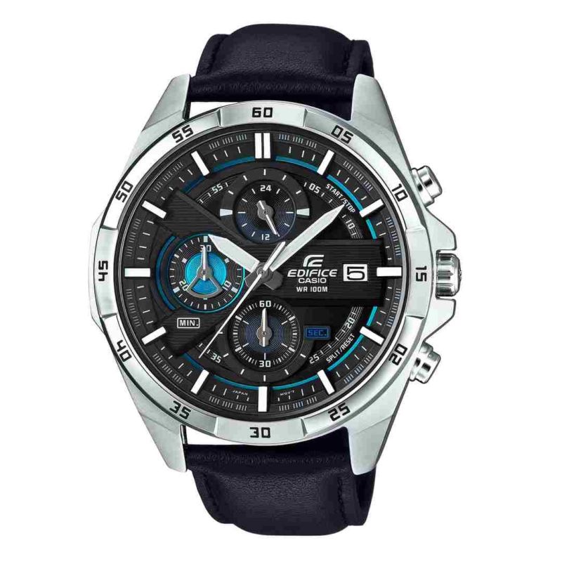 Montre CASIO pour homme en Cuir - taille : #null# - EFR-556L-1AVUEF