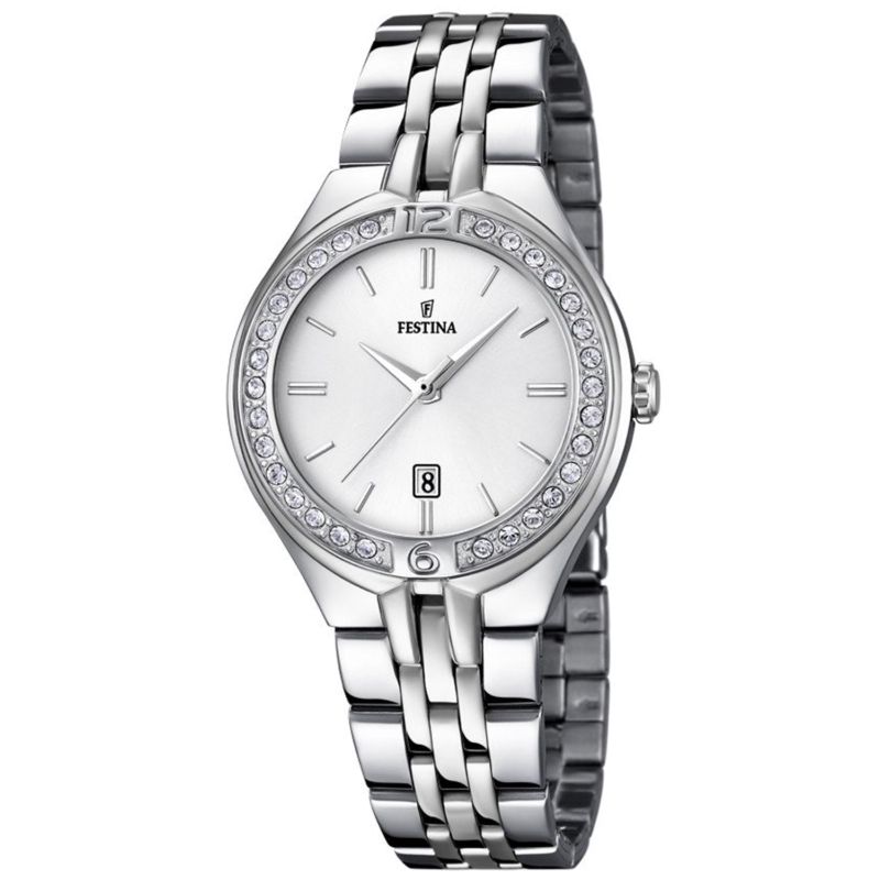 Montre FESTINA pour femme en AcierAcier de forme Rond, couleur : ARGENT, fonctionnalités : 5 ATM - taille : #null# - F16867/1