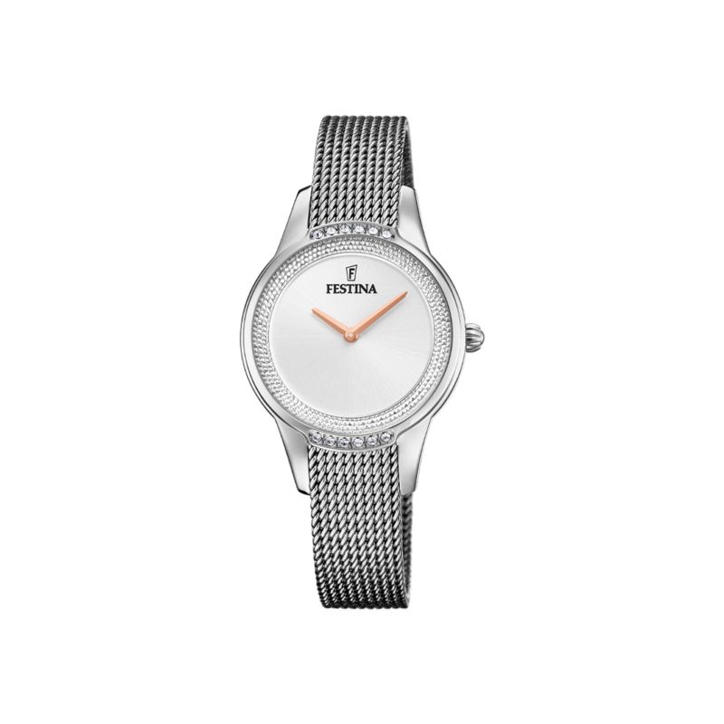 Montre FESTINA pour femme en AcierAcier de forme Rond, couleur : GRIS, fonctionnalités : 5 ATM - taille : #null# - F20494/1
