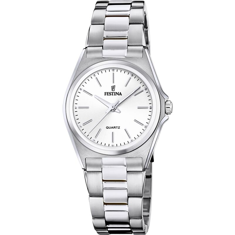Montre FESTINA pour femme en Acier de forme Rond, couleur : BLANC, fonctionnalités : 5 ATM - F20553/2