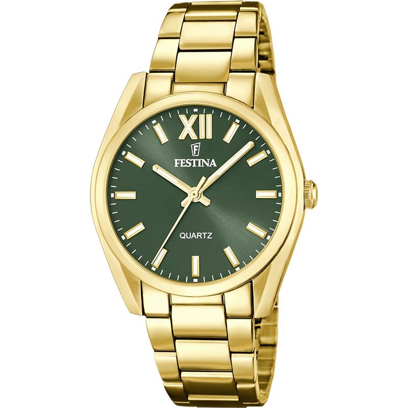 Montre FESTINA pour femme en Acier de forme Rond, couleur : VERT, fonctionnalités : 5 ATM - F20640/4