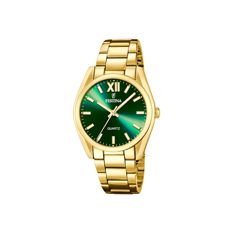 Montre FESTINA pour femme en Acier de forme Rond, couleur : VERT, fonctionnalités : 5 ATM - F20640/9
