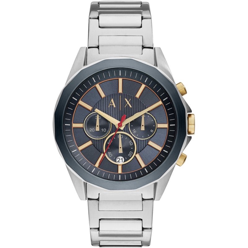 Montre ARMANI EXCHANGE pour homme en Acier en forme de rond, fonctionnalités : 10 ATM - taille : #null# - AX2614