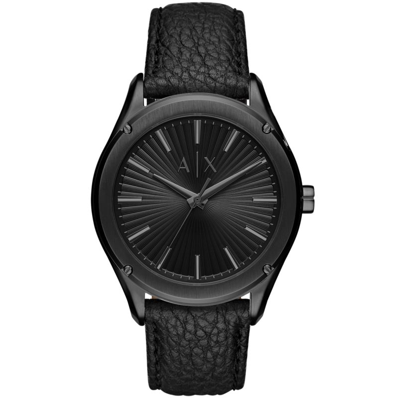 Montre ARMANI EXCHANGE pour homme en AcierCuir Véritable en forme de rond, fonctionnalités : 5 ATM - taille : #null# - AX2805