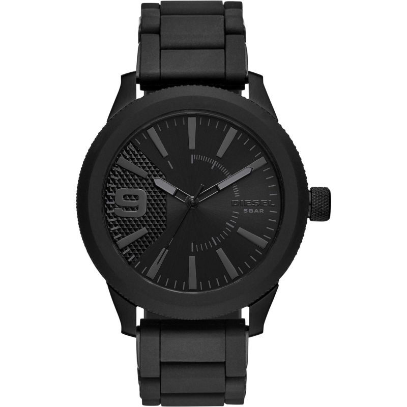 Montre DIESEL pour homme en AcierAcier en forme de rond de forme Rond, couleur : NOIR, fonctionnalités : 5 ATM - taille : #null# - DZ1873