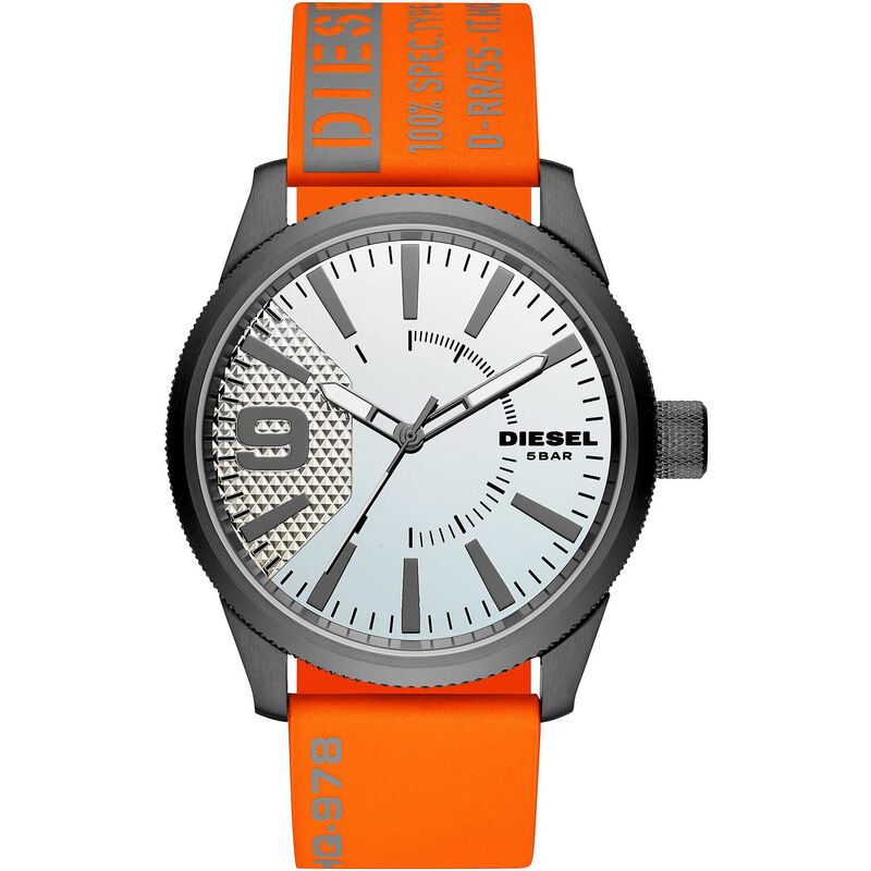 Montre DIESEL pour homme en AcierNylon en forme de rond, fonctionnalités : 5 ATM - DZ1933