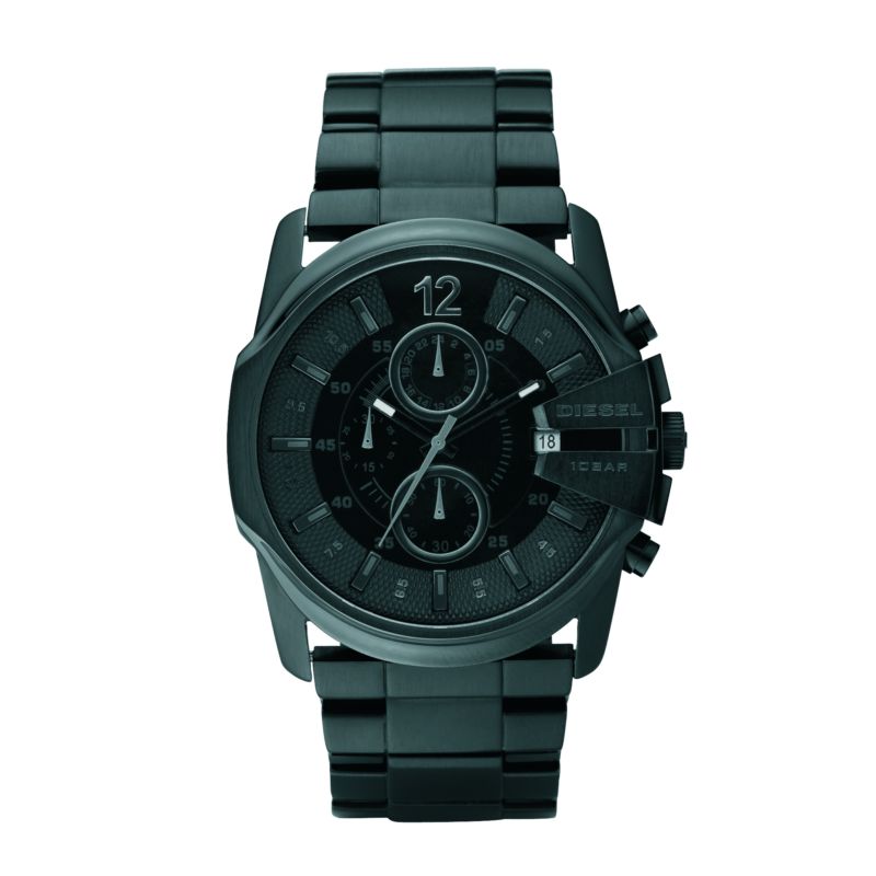 Montre DIESEL pour homme en AcierAcier en forme de round de forme Rond, couleur : NOIR, GUILLOCHÉ, fonctionnalités : 10 ATM - taille : #null# - DZ4180