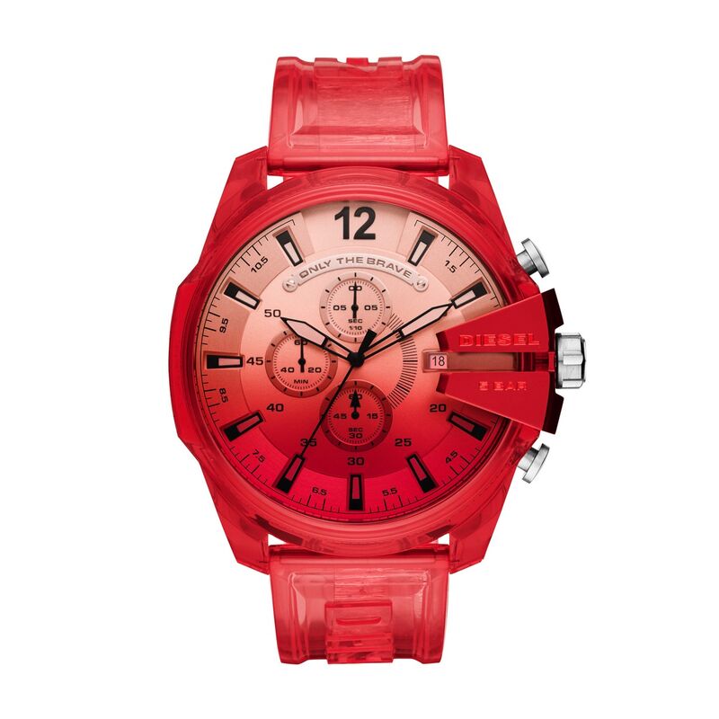 Montre DIESEL pour homme en Polyuréthane en forme de rond, fonctionnalités : 5 ATM - DZ4534