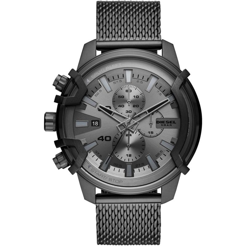 Montre DIESEL pour homme en Acier en forme de rond, fonctionnalités : 5 ATM - taille : #null# - DZ4536