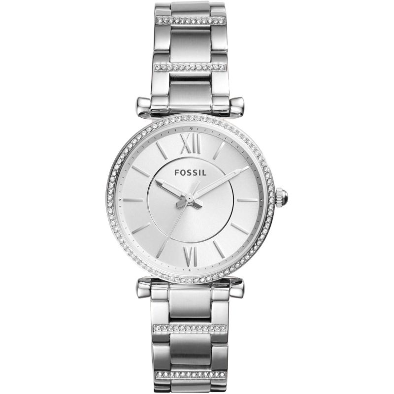 Montre FOSSIL pour femme en AcierAcier en forme de rond de forme Rond, couleur : ARGENT, fonctionnalités : 3 ATM - taille : #null# - ES4341