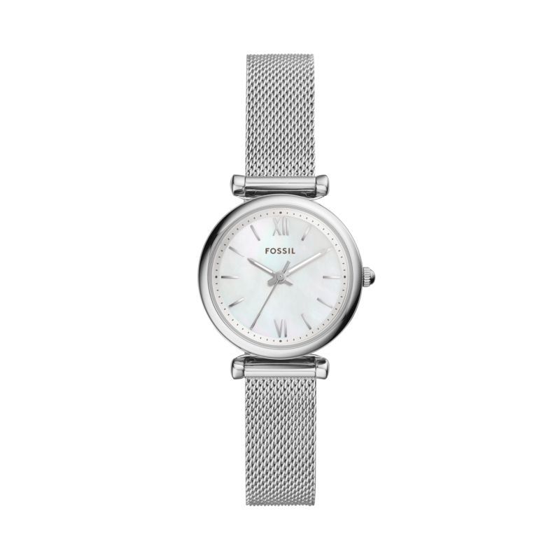Montre FOSSIL pour femme en AcierAcier en forme de rond de forme Rond, couleur : BLANC, fonctionnalités : 5 ATM - taille : #null# - ES4432