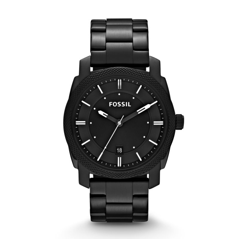 Montre FOSSIL pour homme en AcierSilicium en forme de round de forme Rond, couleur : NOIR, BRILLANT, fonctionnalités : 5 ATM - taille : #null# - FS477