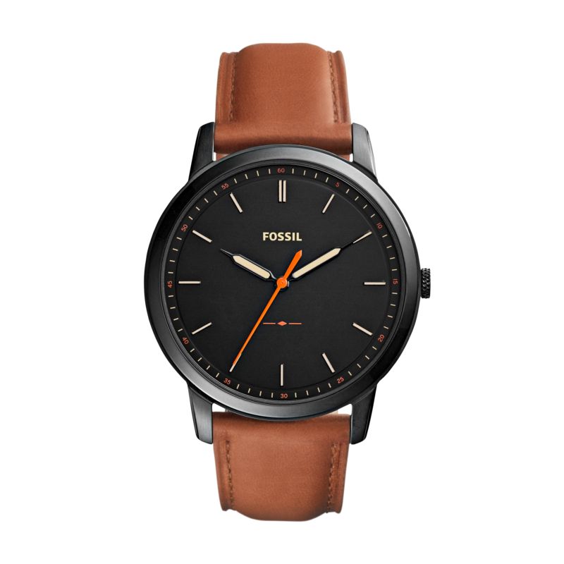 Montre FOSSIL pour homme en AcierAcier en forme de round de forme Rond, couleur : NOIR, BRILLANT, fonctionnalités : 5 ATM - taille : #null# - FS5305