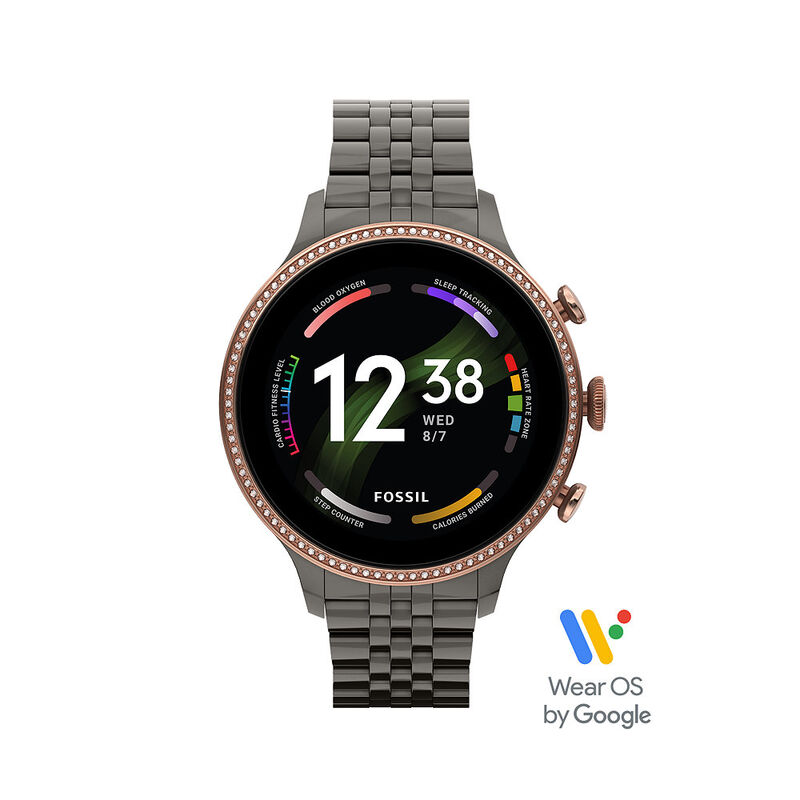 Montre FOSSIL pour femme en Acier de forme Rond, couleur : NOIR, fonctionnalités : 3 ATM - FTW6078