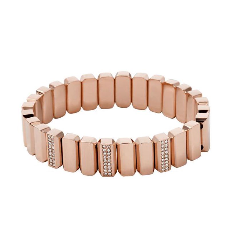 Bracelet FOSSIL pour femme en Acier serti de zircon - taille : #null# - JA6670791