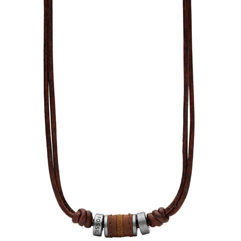 Collier FOSSIL pour homme en Acier - taille : 45CM - JF00899797
