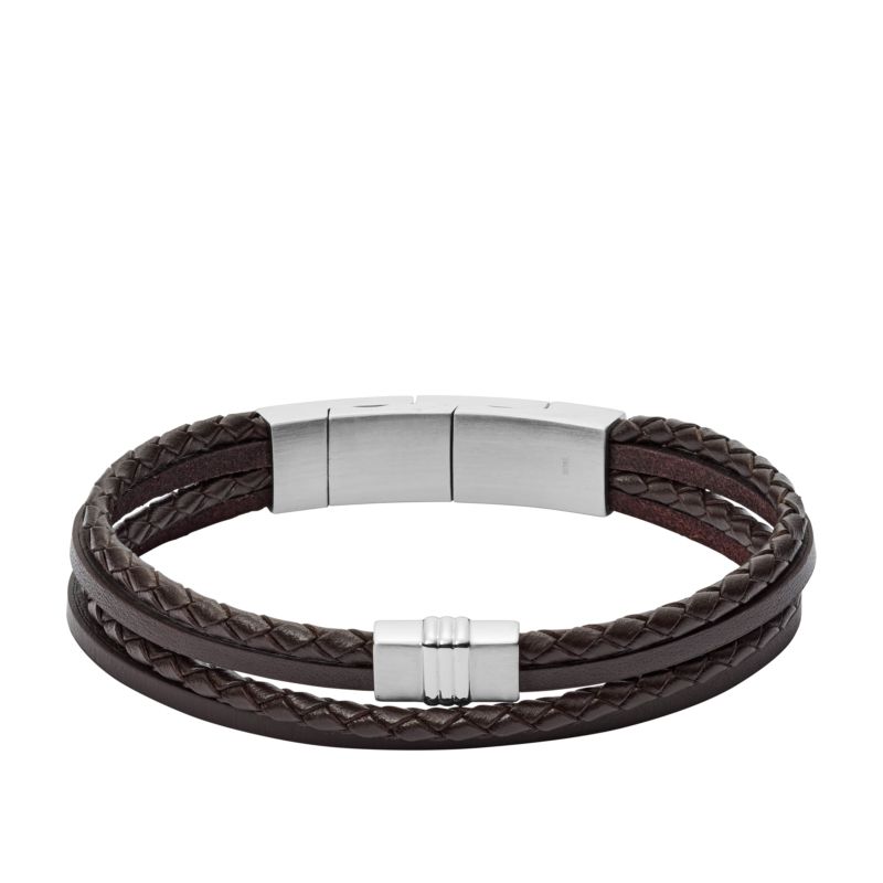 Bracelet FOSSIL pour homme en Cuir - taille : #null# - JF02934040