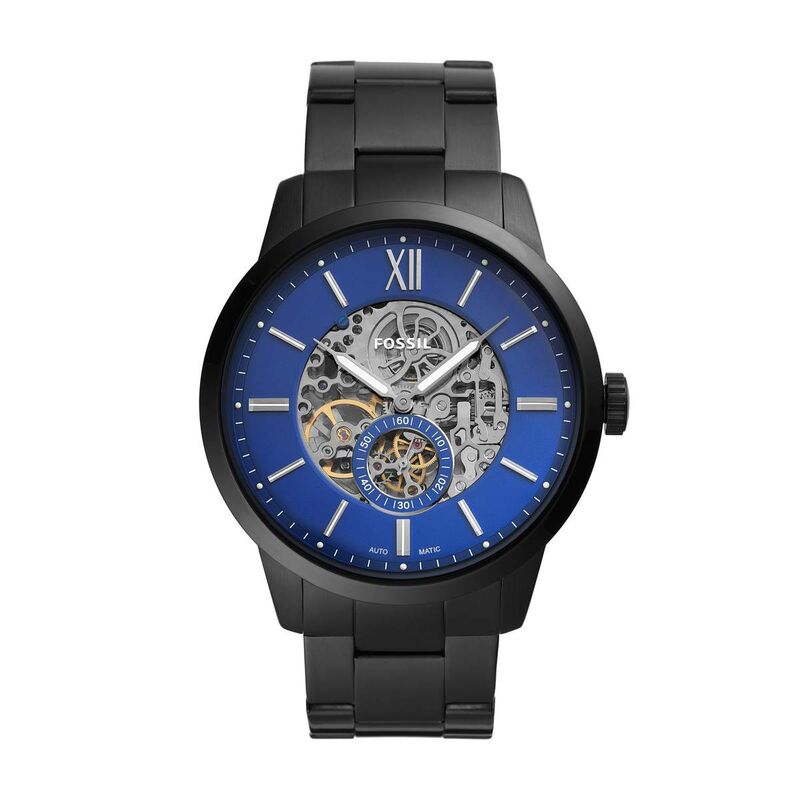 Montre FOSSIL pour homme en Acier en forme de rond, fonctionnalités : 5 ATM - ME3182