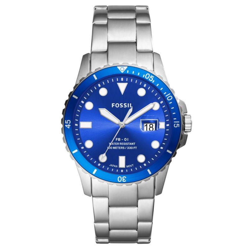 Montre FOSSIL pour homme en Métal en forme de rond, fonctionnalités : 10 ATM - taille : #null# - FS5669