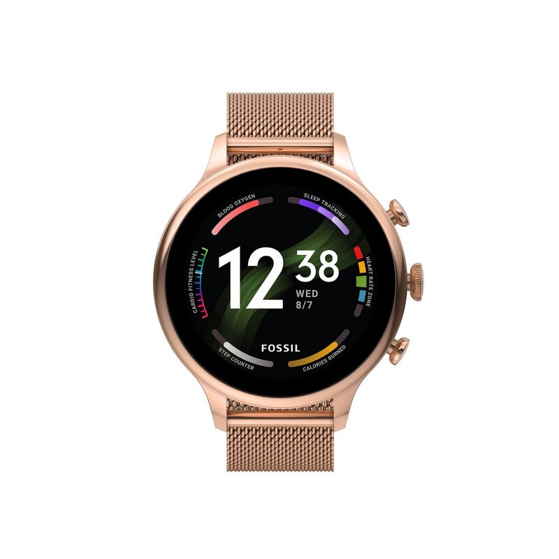 Montre FOSSIL pour femme en Acier de forme Rond, couleur : Multicouleur, fonctionnalités : 3 ATM - taille : #null# - FTW6082