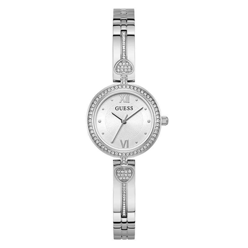Montre GUESS pour femme en AcierAcier, fonctionnalités : 3 ATM - GW0655L1