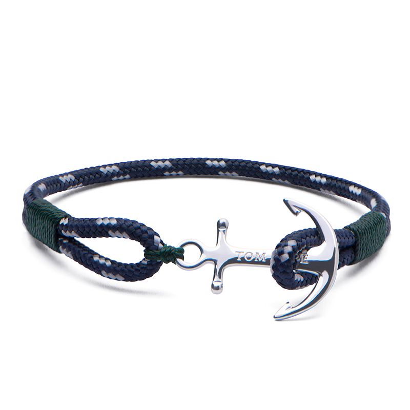 Bracelet TOM HOPE pour femme ou homme en Tissu en forme de ancre - taille : S - TM0101