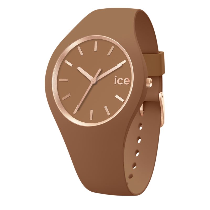 Montre ICE-WATCH pour femme en Plastique de forme Rond, couleur : MARRON, MAT, fonctionnalités : 10 ATM - taille : #null# - 020546