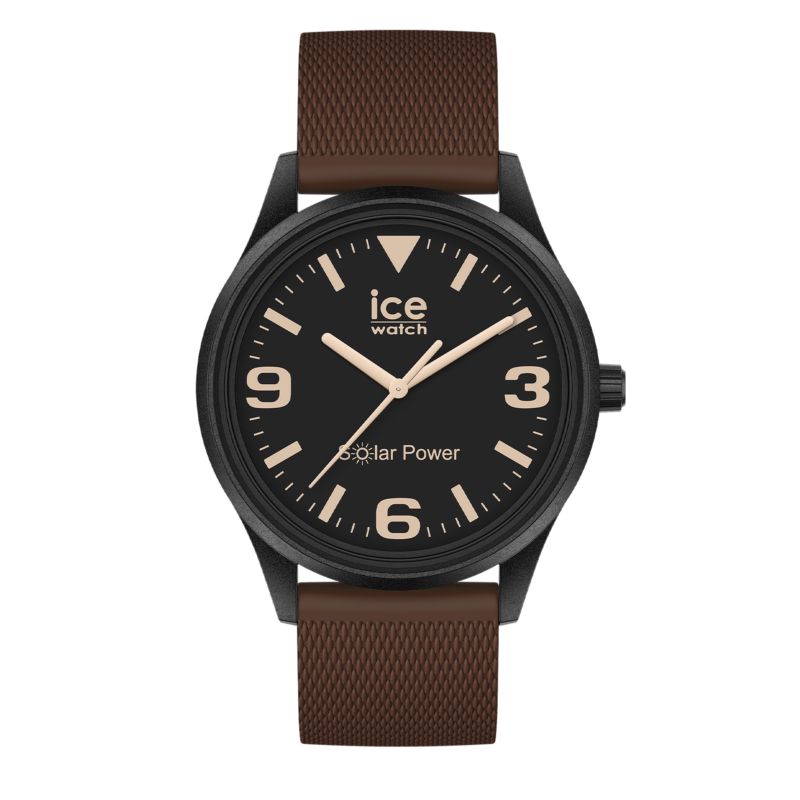 Montre ICE-WATCH pour femme ou homme en Plastique de forme Rond, couleur : MARRON, MAT, fonctionnalités : 5 ATM - taille : #null# - 020607