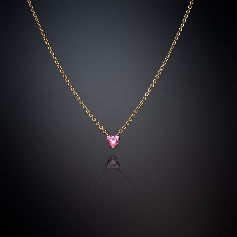 Collier CHIARA FERRAGNI pour femme en Laiton serti de zircon en forme de cœur - 0.004 g - taille : 384CM - J19AUV06