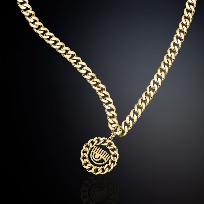 Collier CHIARA FERRAGNI pour femme en Laiton en forme de round - 0.128 g - taille : 70CM - J19AUW36