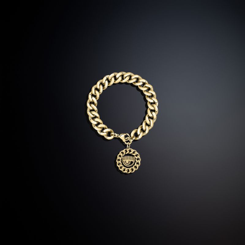 Collier CHIARA FERRAGNI pour femme en Laiton en forme de round - 0.035 g - taille : 18CM - J19AUW37