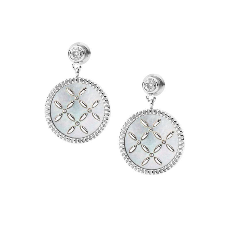 Boucles d'oreilles FOSSIL pour femme en Acier serti d'oxyde - taille : #null# - JF03538040