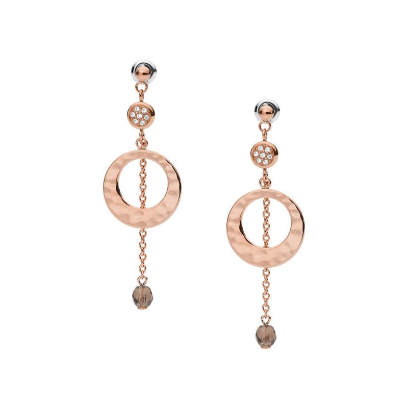 Boucles d'oreilles FOSSIL pour femme en Acier serti d'oxyde - taille : #null# - JF03547791