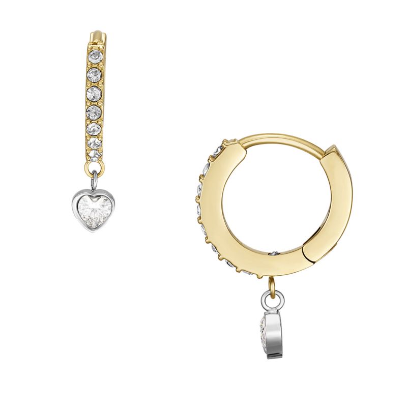 Boucles d'oreilles FOSSIL pour femme en Acier serti de verre - taille : #null# - JF04358998