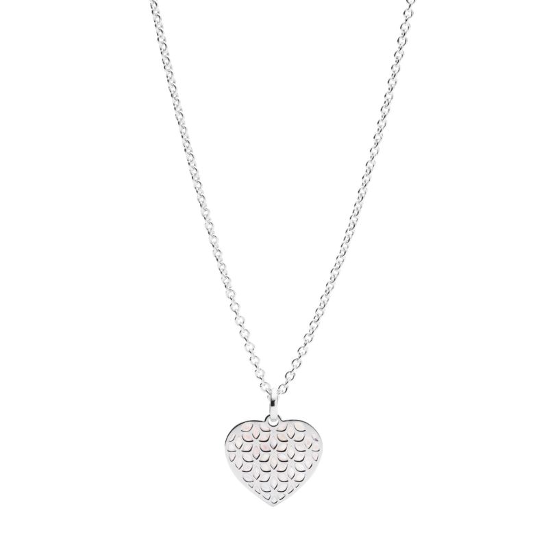 Collier FOSSIL pour femme en Argent 925/1000 serti de nacre - taille : 40.52.5CM - JFS00492040