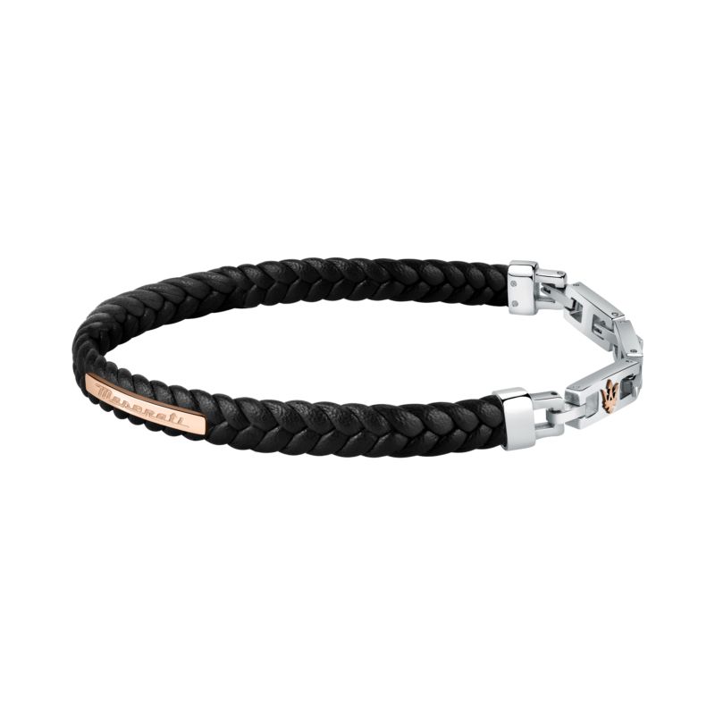 Bracelet MASERATI pour homme en Acier Recyclé - 0.011 g - taille : 22.5CM - JM222AVE01