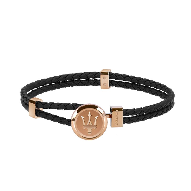 Bracelet MASERATI pour homme en Cuir - 0.011 g - taille : 19CM - JM416AIK10