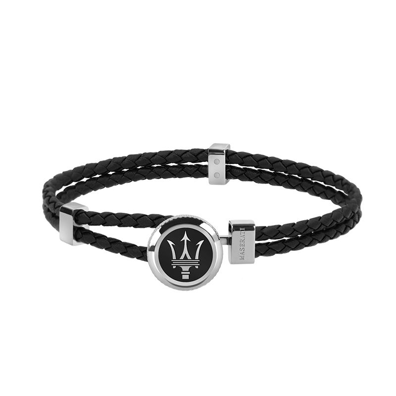 Bracelet MASERATI pour homme en Cuir - 0.011 g - taille : 19CM - JM416AIK11