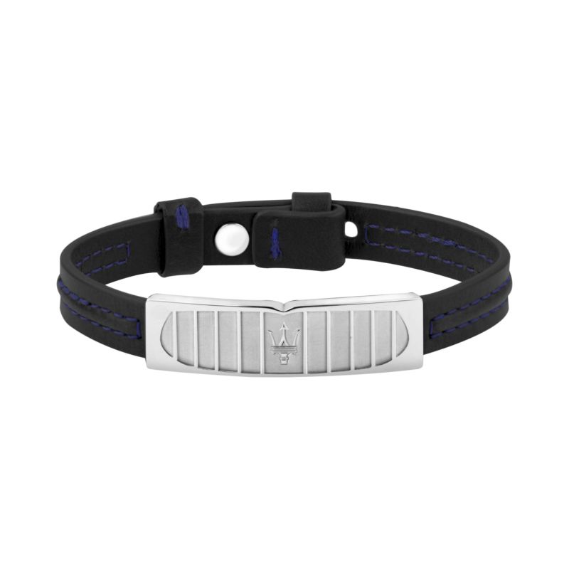 Bracelet MASERATI pour homme en Cuir - 0.022 g - taille : 25CM - JM417AKV08