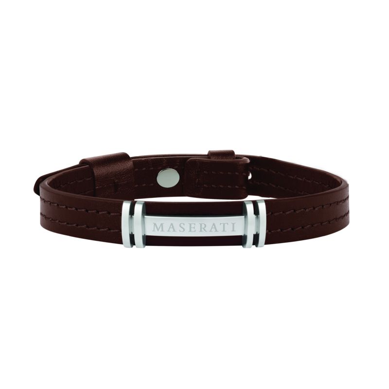 Bracelet MASERATI pour homme en Cuir - 0.032 g - taille : 25CM - JM418ANL08