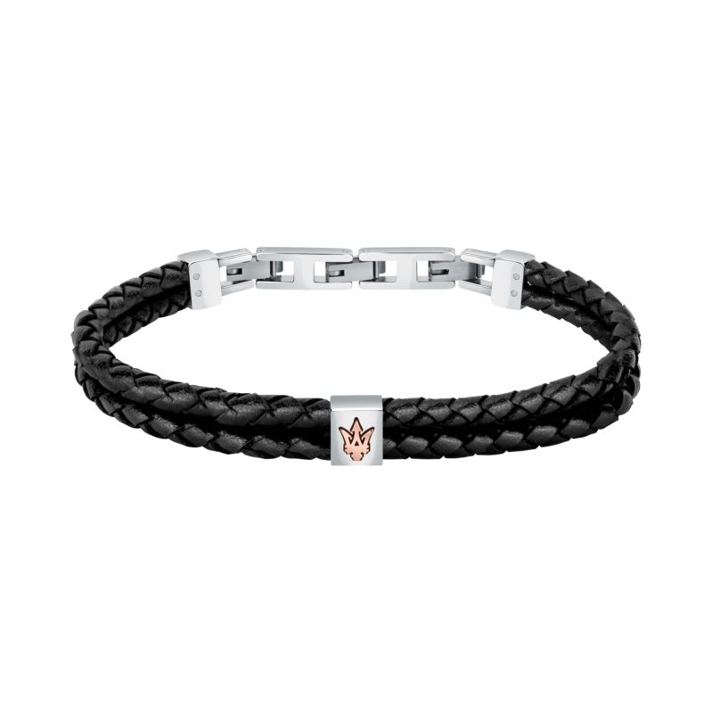 Bracelet MASERATI pour homme en Acier Recyclé - 0.013 g - taille : 22CM - JM422AVE13