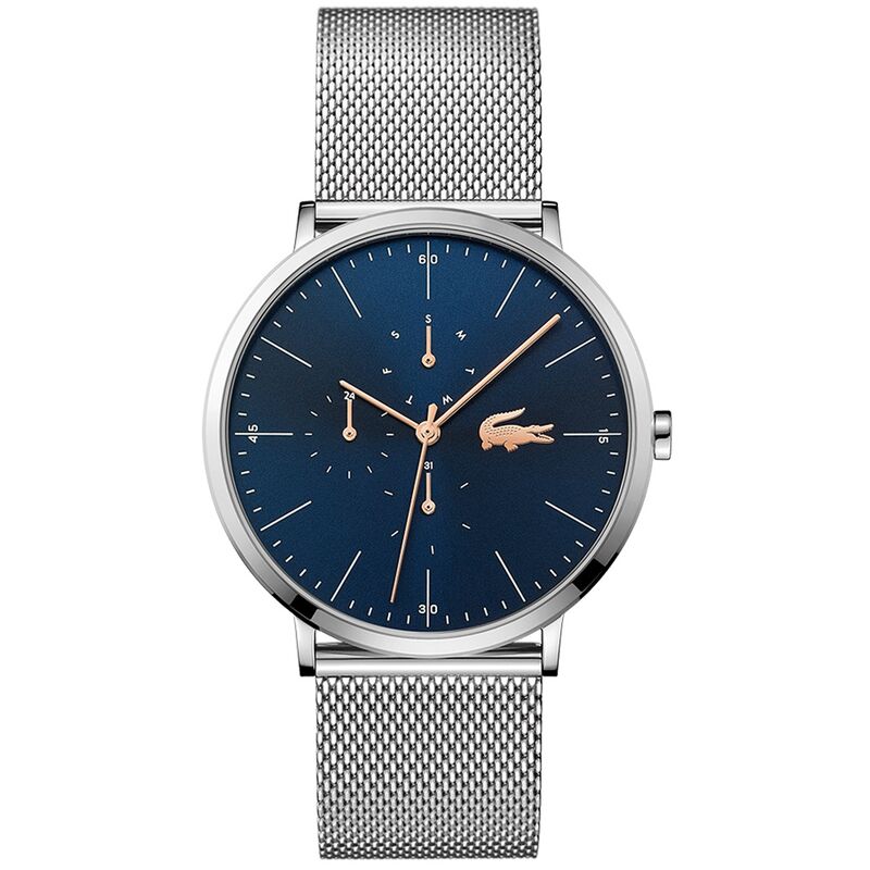 Montre LACOSTE pour homme en Acier de forme Rond, couleur : BLEU, fonctionnalités : 3 ATM - 2011024