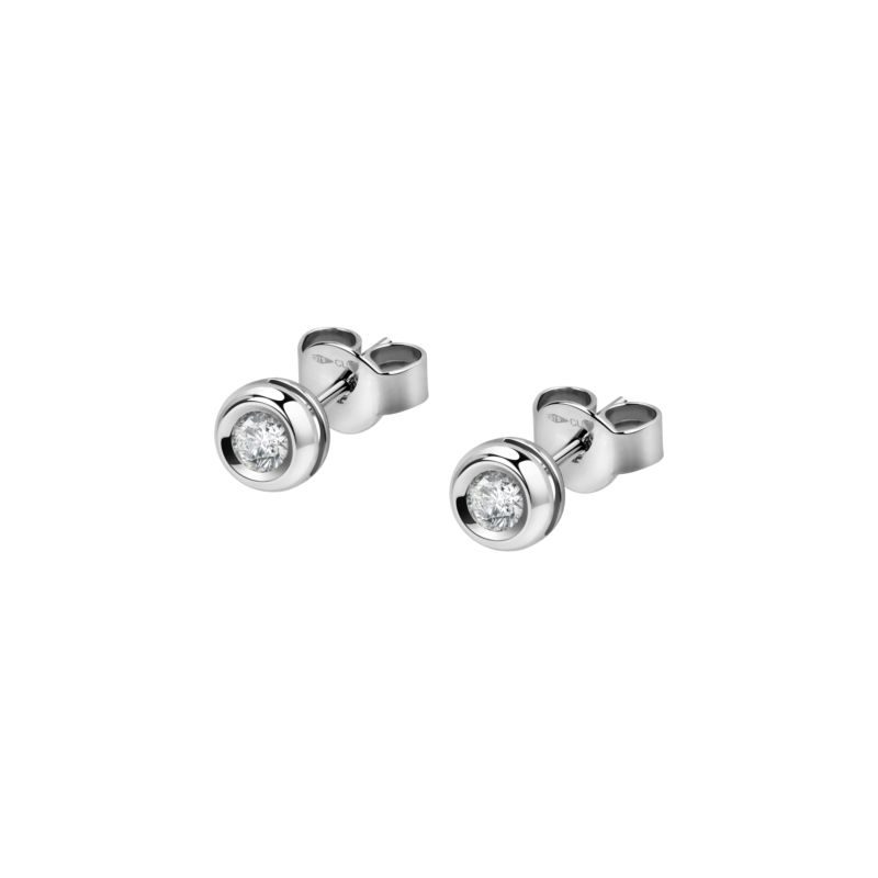 Boucles d'oreilles LIVE DIAMOND pour femme en Or 375/1000 serti de diamant de synthèse - 0.001 g - taille : #null# - Z0160028