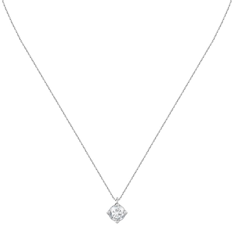 Collier LIVE DIAMOND pour femme en Or Jaune Recyclé 375/1000 serti de diamant de synthèse - 0.001 g - taille : 42CM - Z0160044
