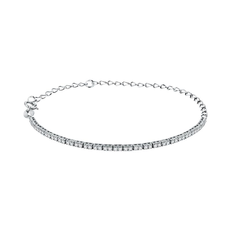 Bracelet LIVE DIAMOND pour femme en Or 375/1000 serti de diamant de synthèse - 0.002 g - taille : 163CM - Z0160053