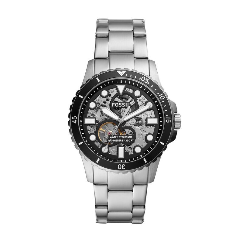 Montre FOSSIL pour homme en AcierAcier en forme de rond de forme Rond, couleur : Multicouleur, fonctionnalités : 10 ATM - taille : #null# - ME3190
