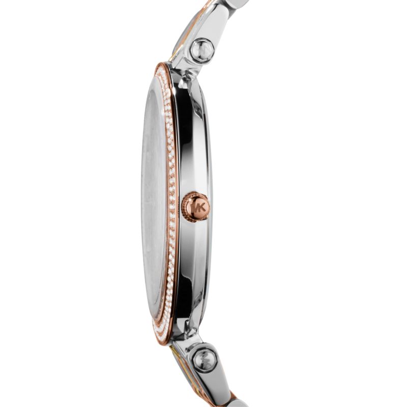 Montre MICHAEL KORS pour femme en AcierAcier en forme de round de forme Rond, couleur : ARGENT, SUNRAY, fonctionnalités : 5 ATM - taille : #null# - MK
