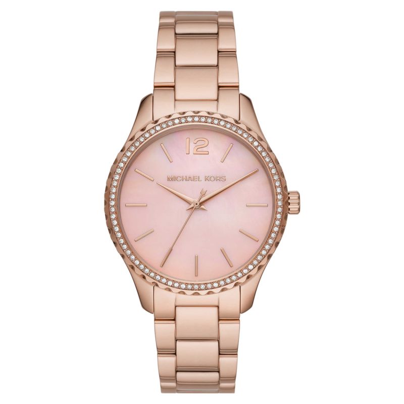 Montre MICHAEL KORS pour femme en AcierAcier en forme de rond, fonctionnalités : 5 ATM - taille : #null# - MK6848