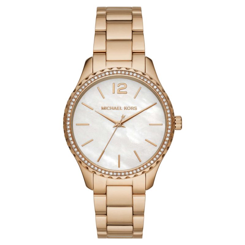 Montre MICHAEL KORS pour femme en AcierAcier en forme de rond, fonctionnalités : 5 ATM - taille : #null# - MK6870